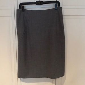 Theory grey pencil skirt